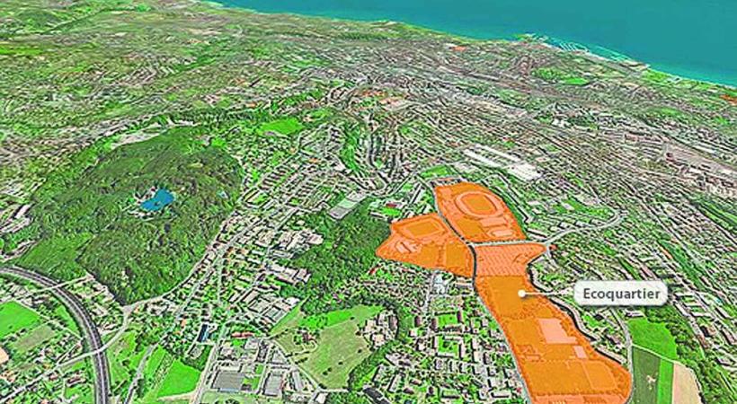 Le futur Ecoquartier des Plaines-du-Loup a aujourd'hui ses détracteurs. 