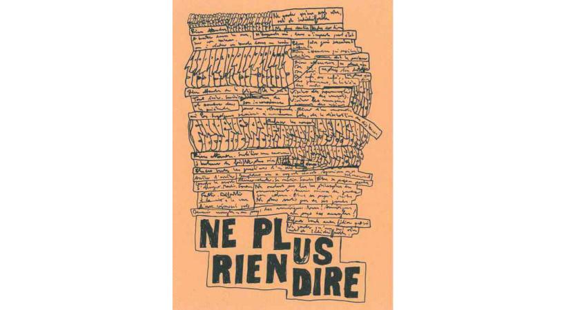Ne plus rien dire