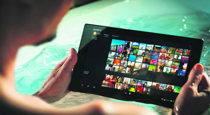Une tablette parfaite pour la plage!