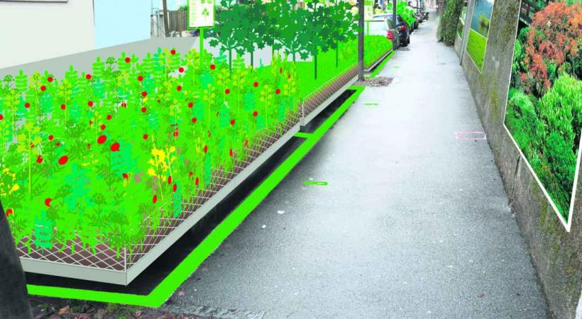 Le projet «Places de parcs» comprendra des extraits de parcs publics qui seront transposés sur des places de parking. 
